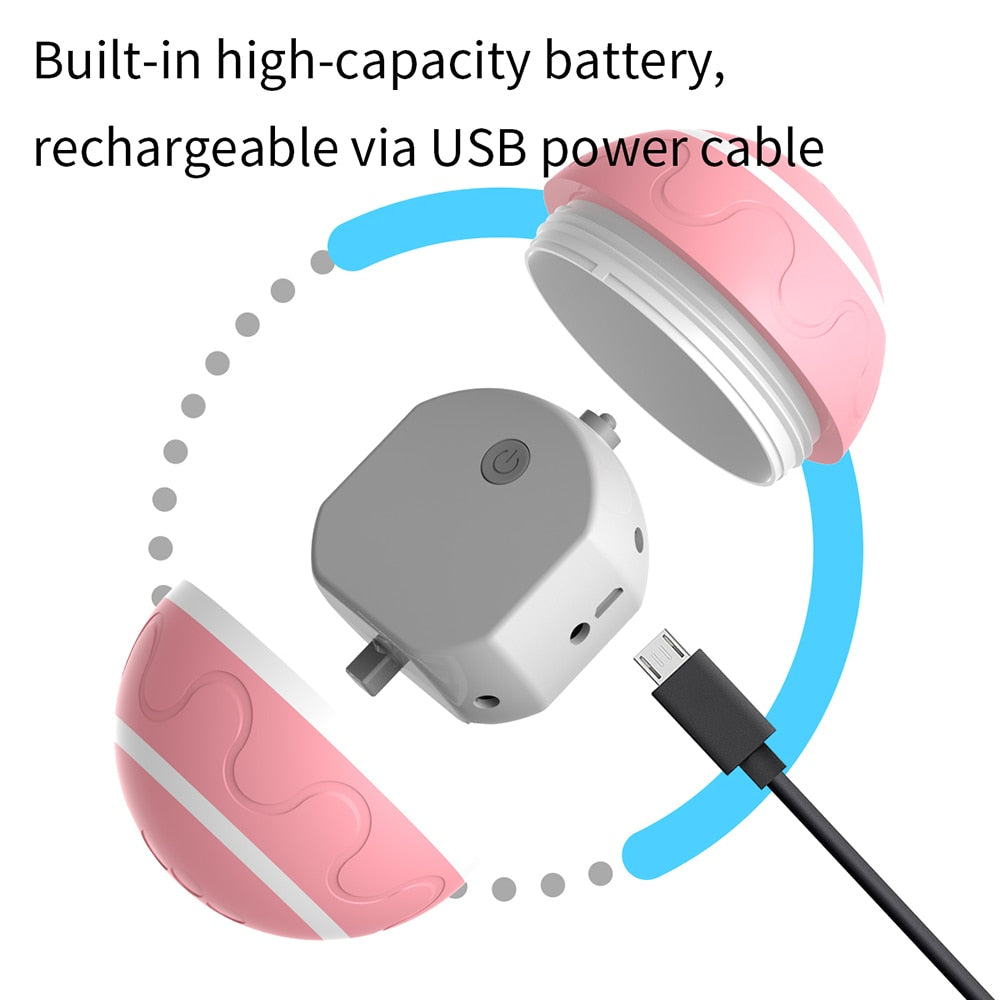 Interactive Rechargeable USB dog ball - Smart dog toy - Free Shipping -Dog ball
