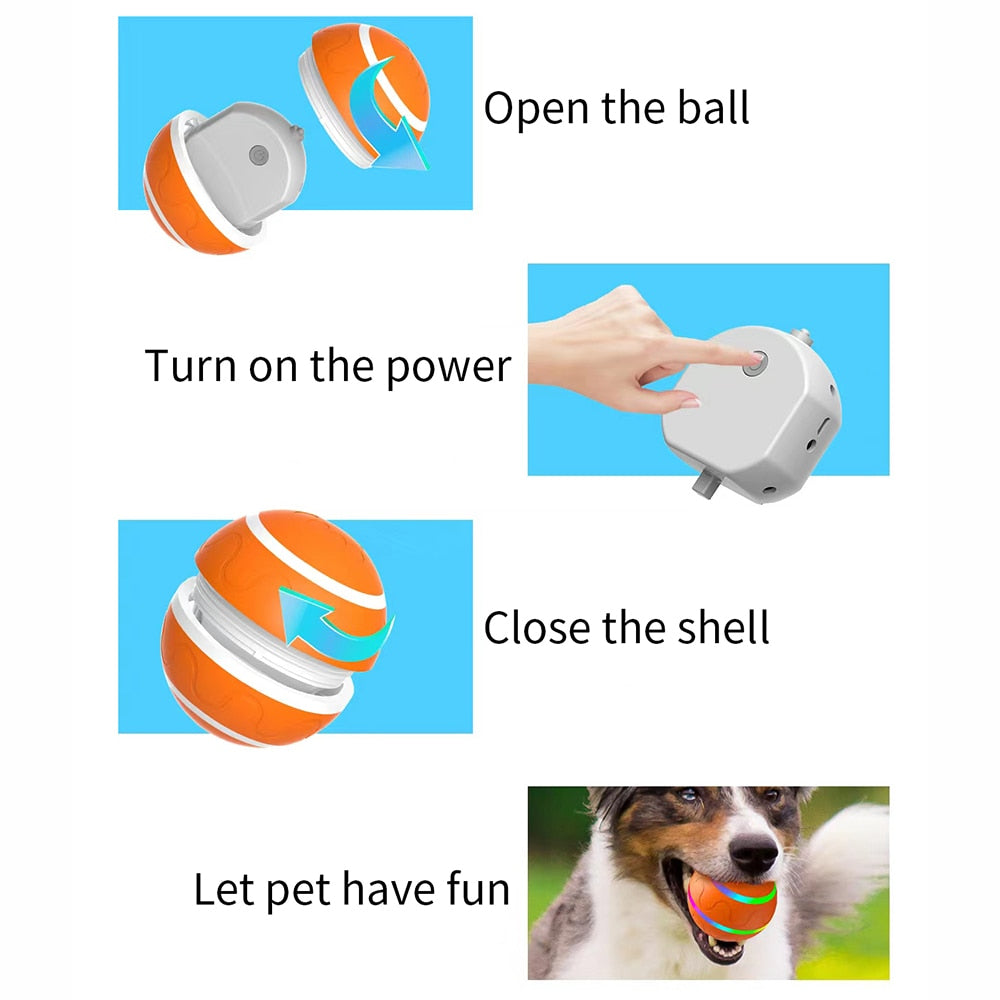 Smart Rechargeable USB dog ball - Smart dog toy - Free Shipping -Dog ball