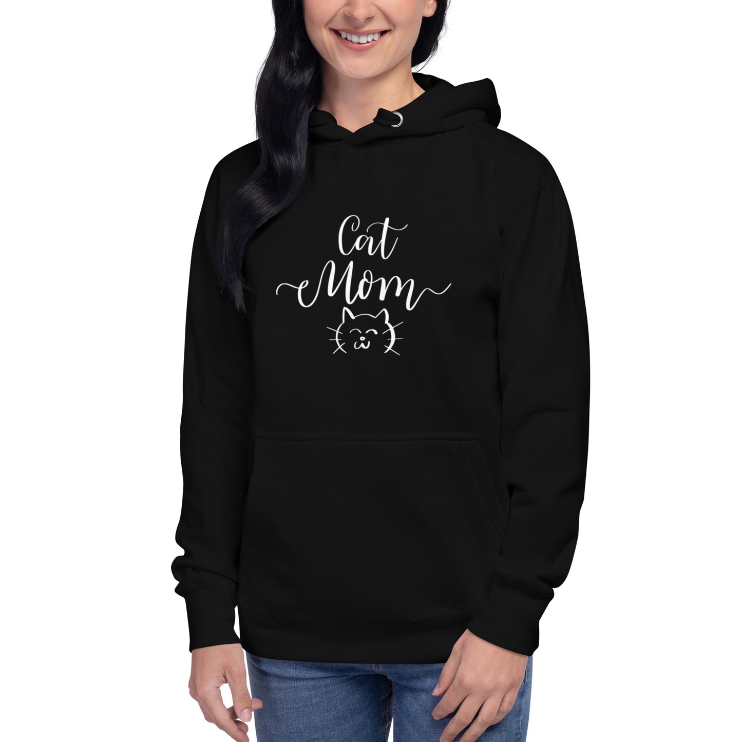 Cat Mom & Kitty Face - Hoodie