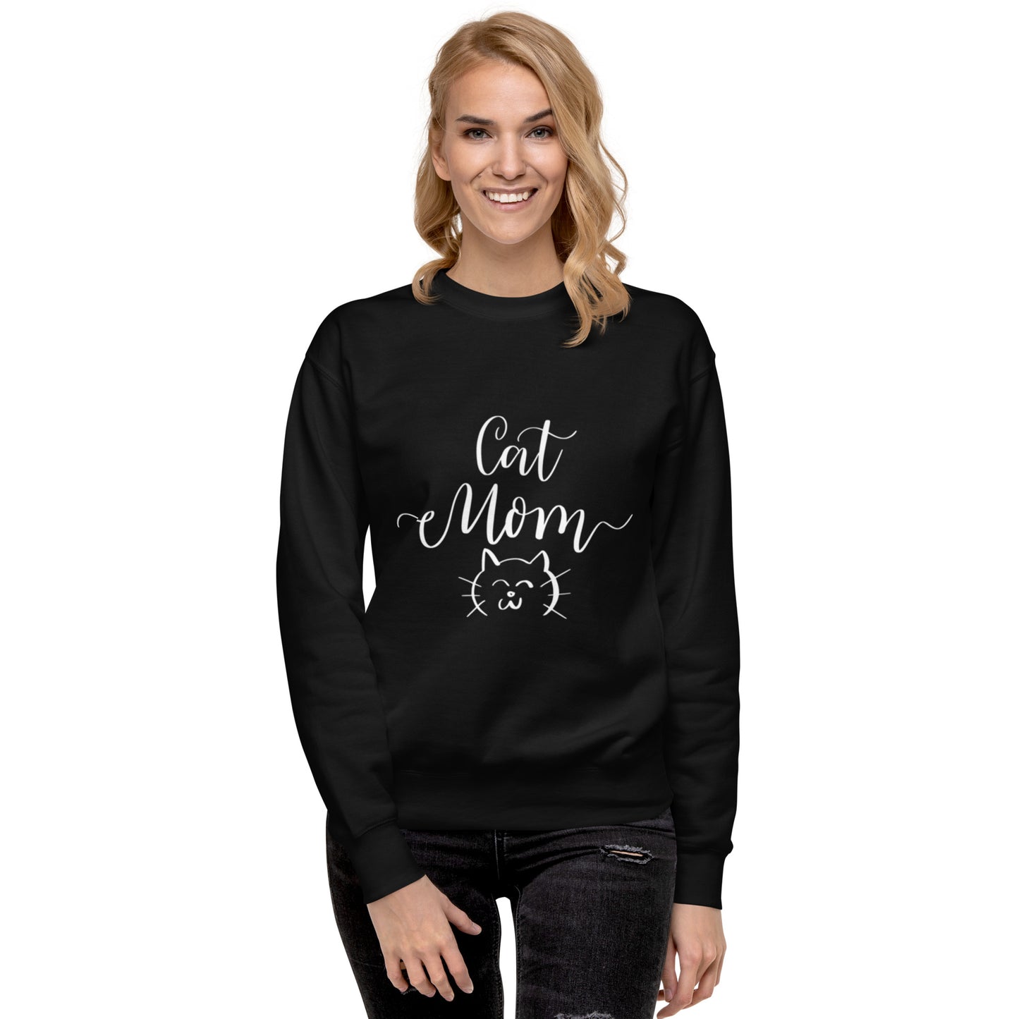 Cat Mom & Kitty Face - Sweatshirt