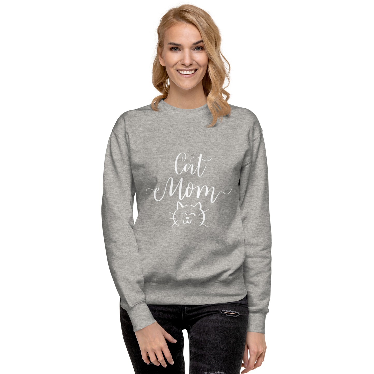 Cat Mom & Kitty Face - Sweatshirt