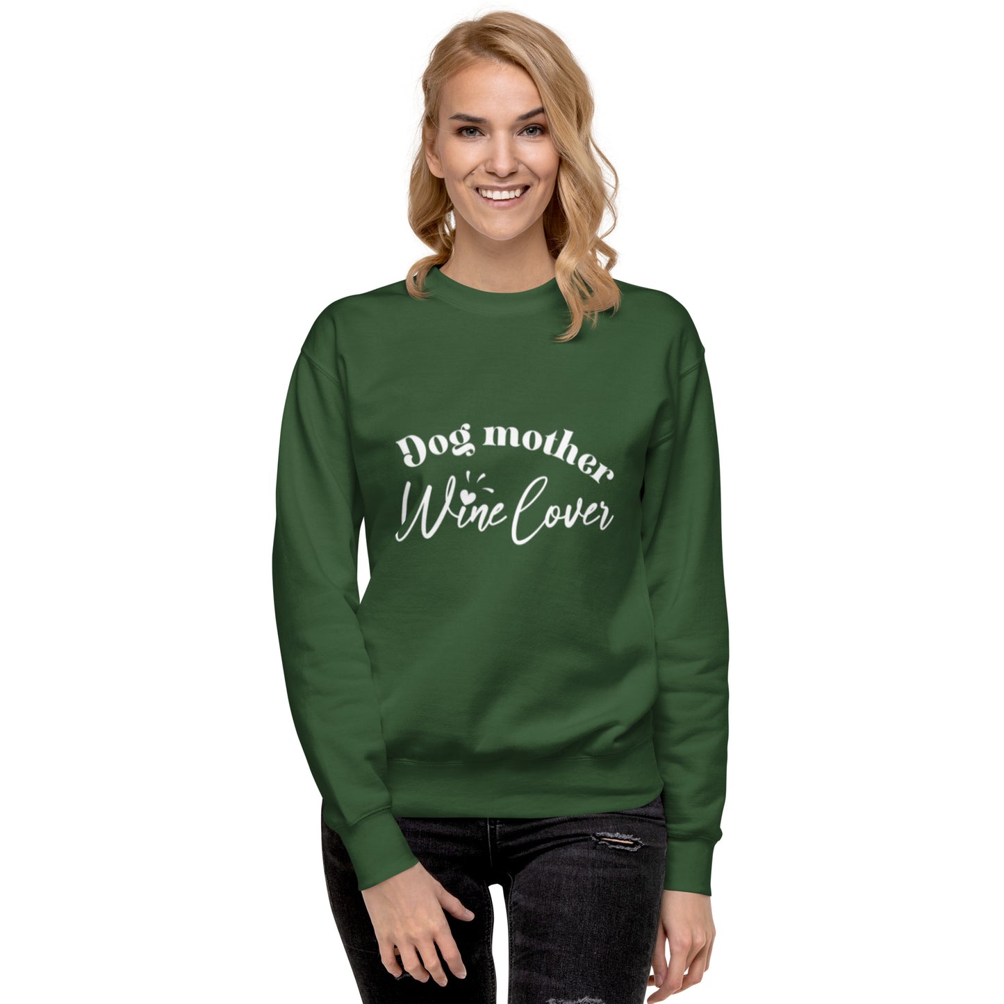 Dog Mother Wine Lover - Sweatshirt