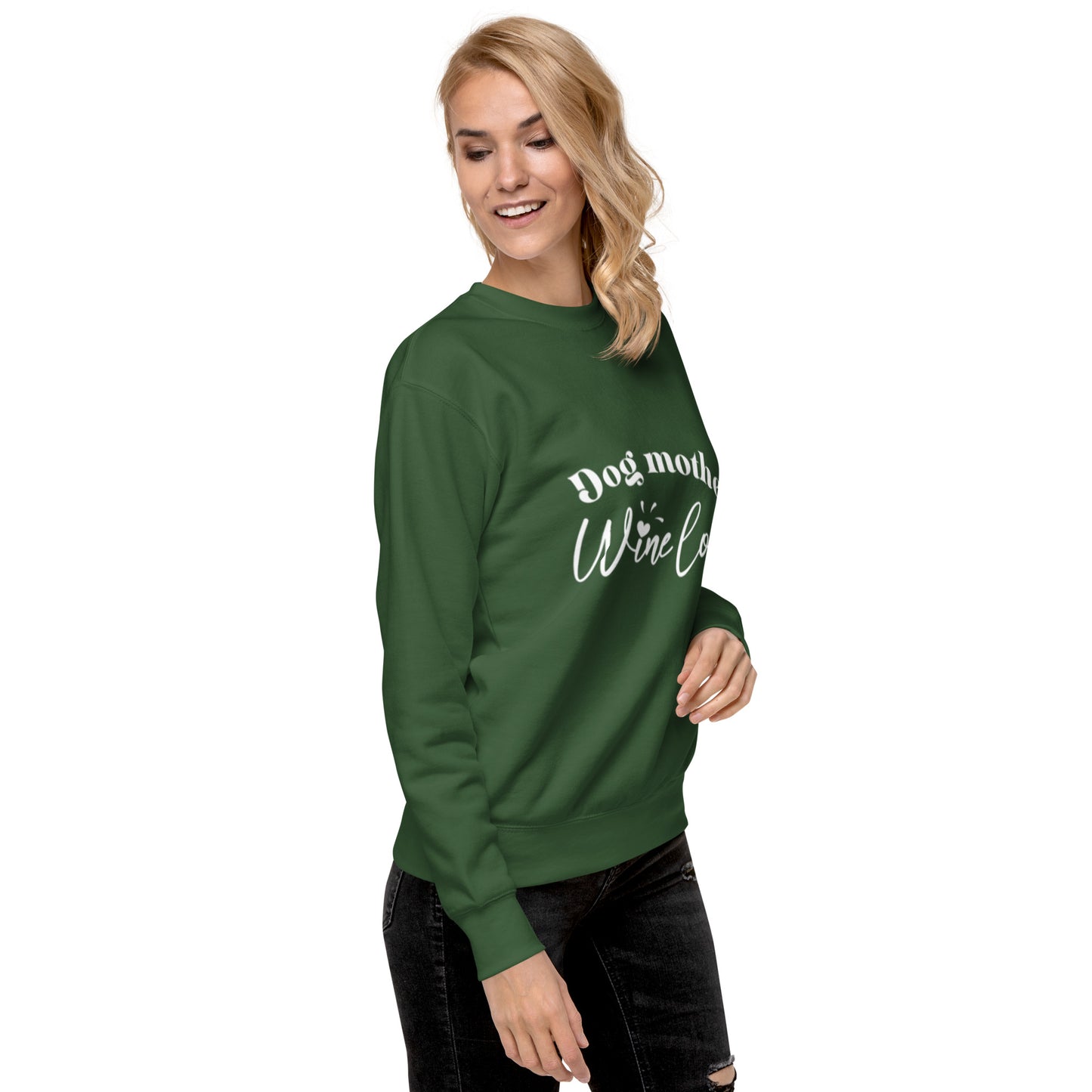 Dog Mother Wine Lover - Sweatshirt