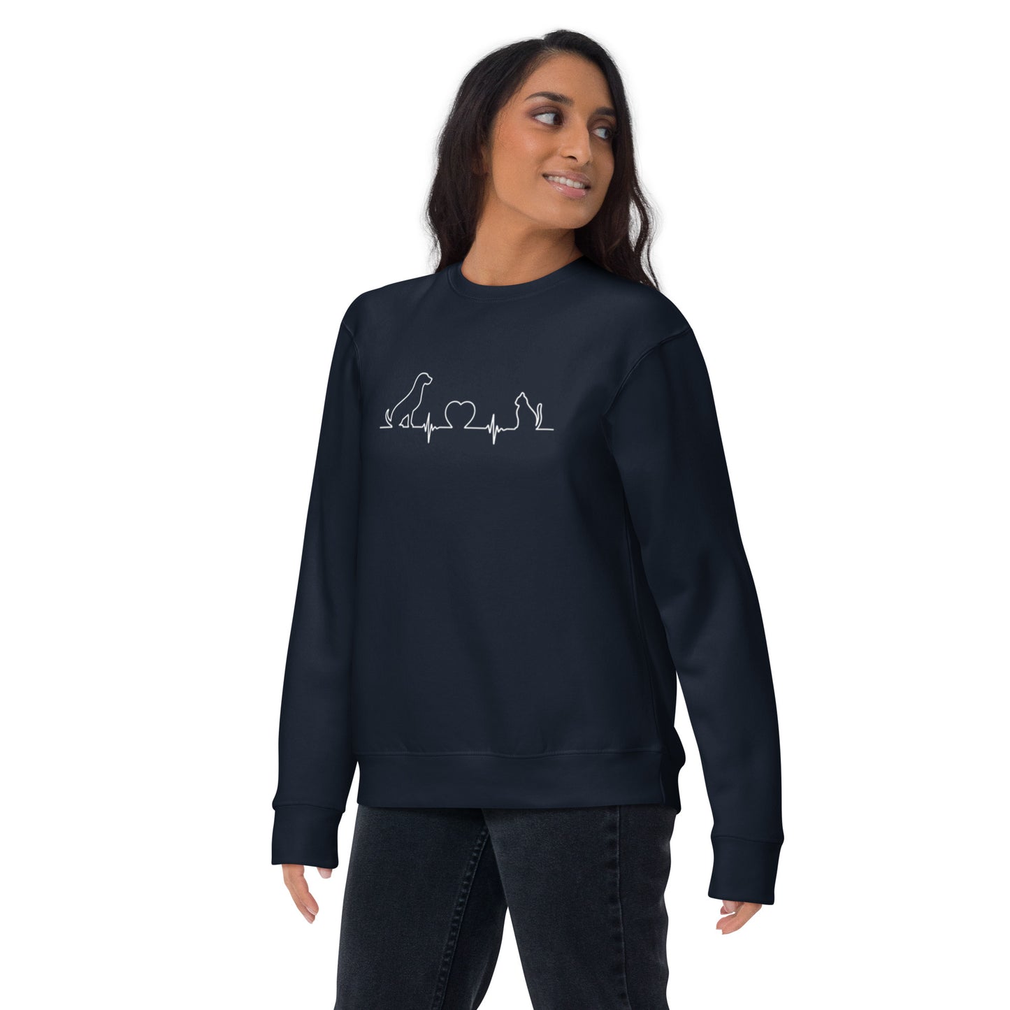 Heartbeat Dog & Cat - Sweatshirt