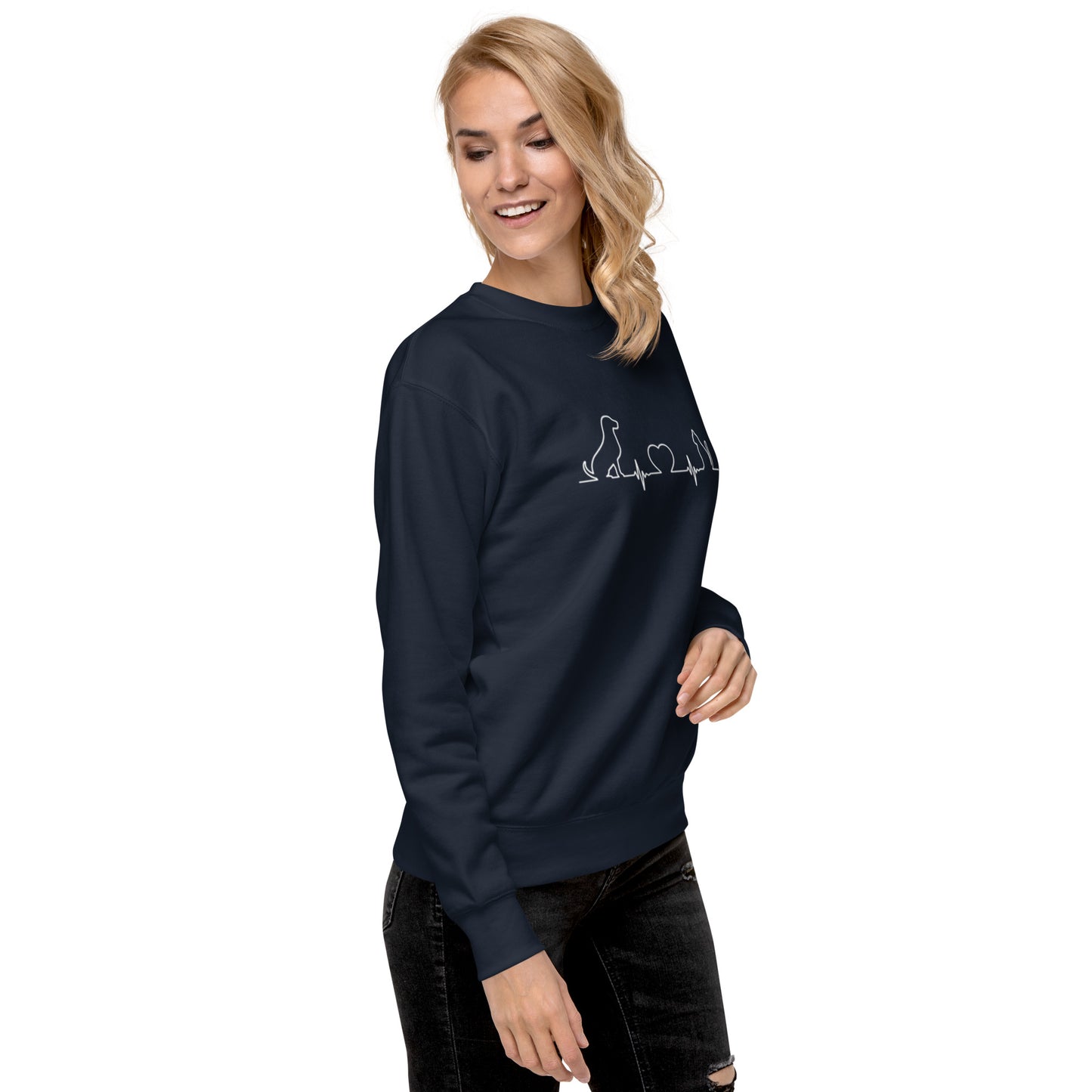 Heartbeat Dog & Cat - Sweatshirt