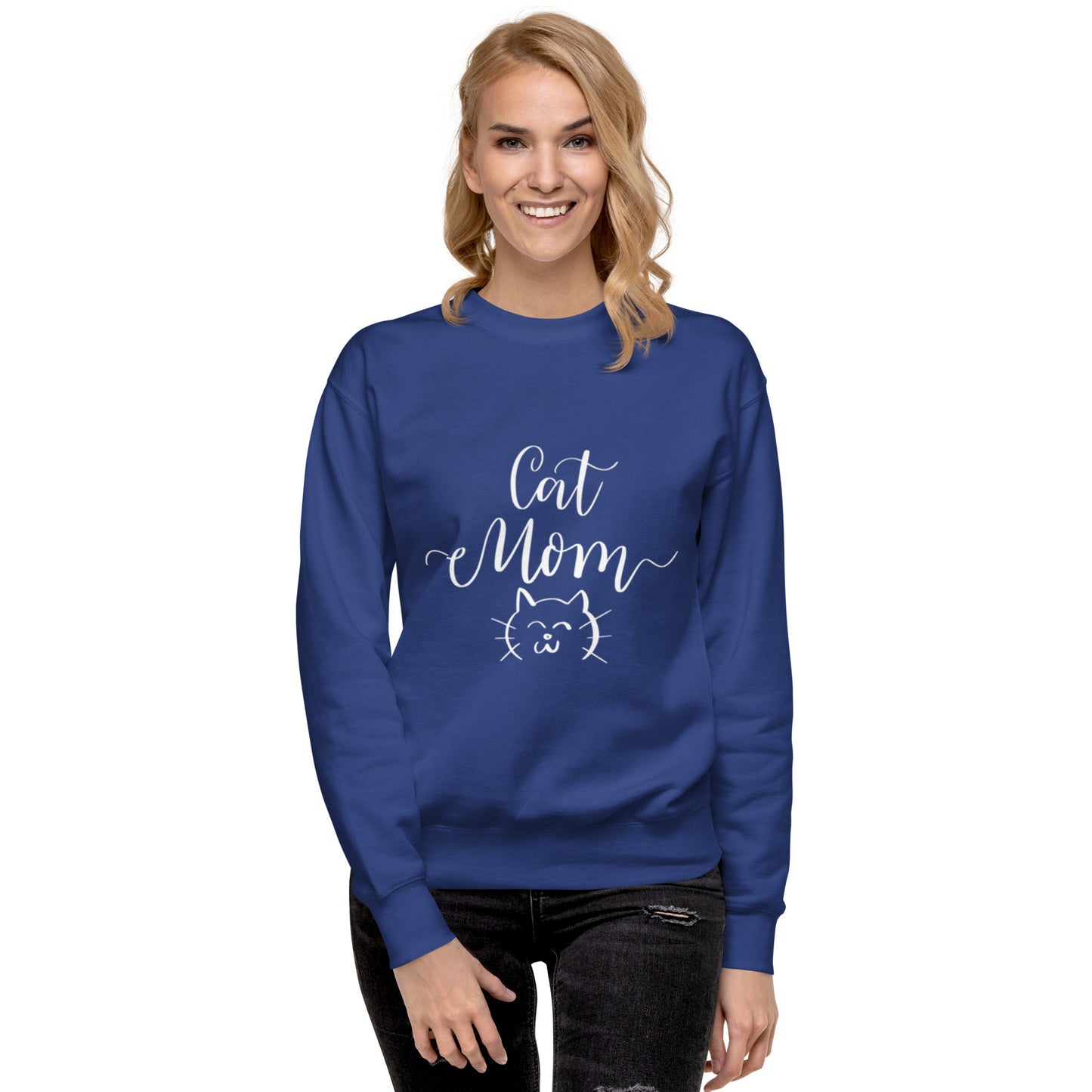 Cat Mom & Kitty Face - Sweatshirt