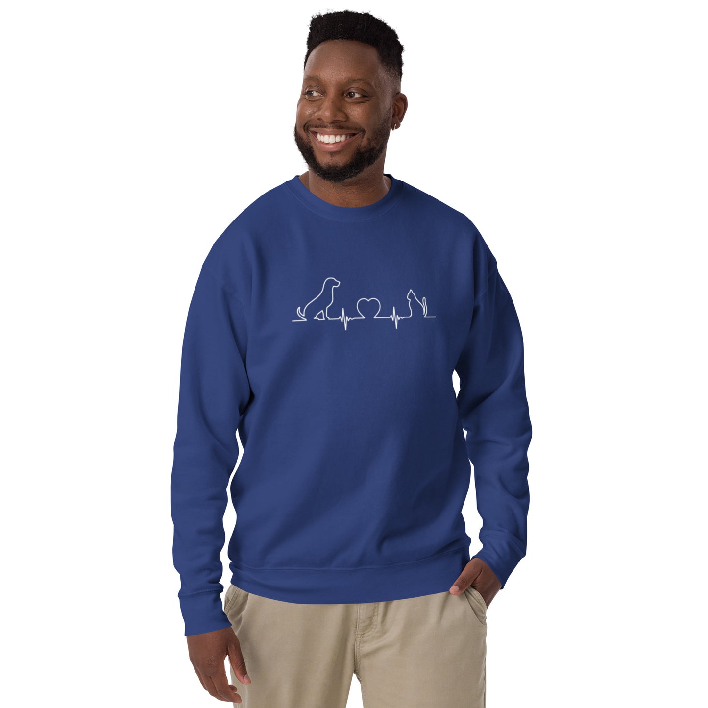 Heartbeat Dog & Cat - Sweatshirt