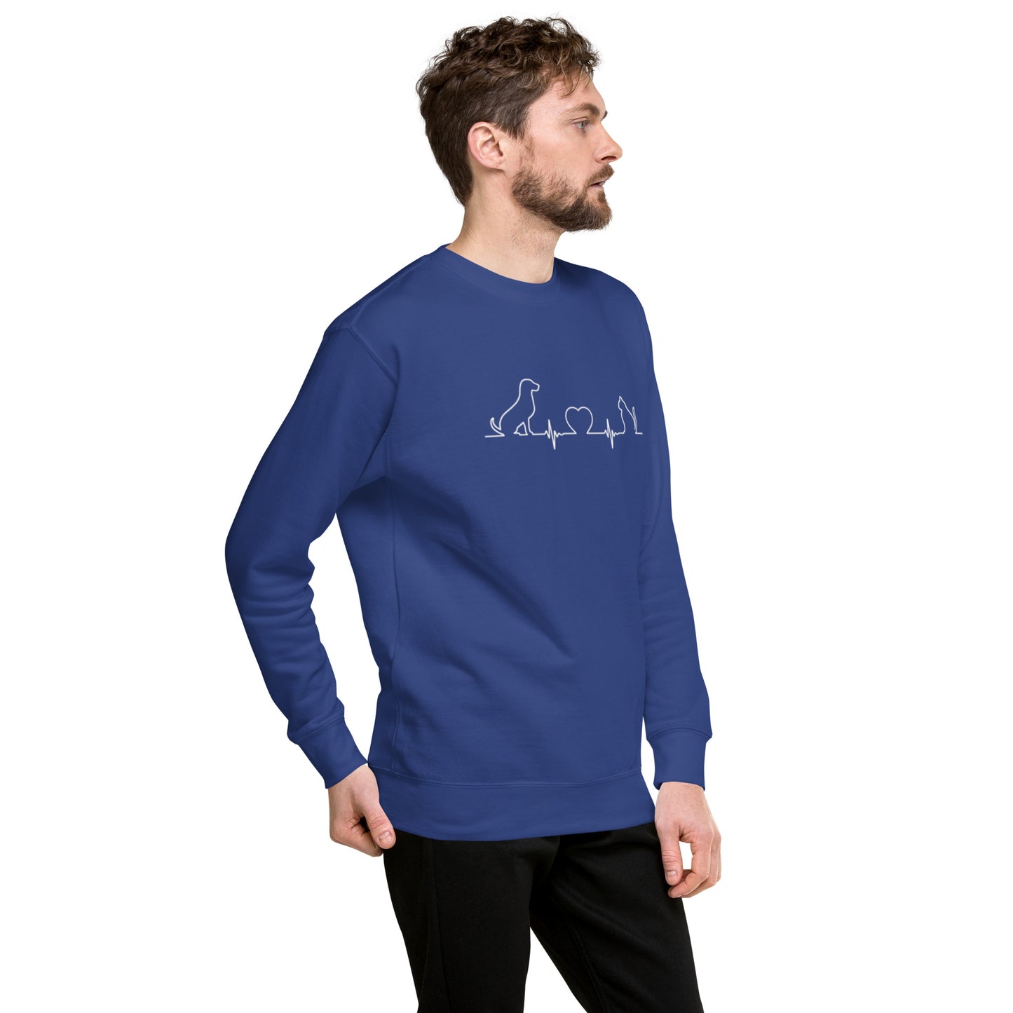 Heartbeat Dog & Cat - Sweatshirt