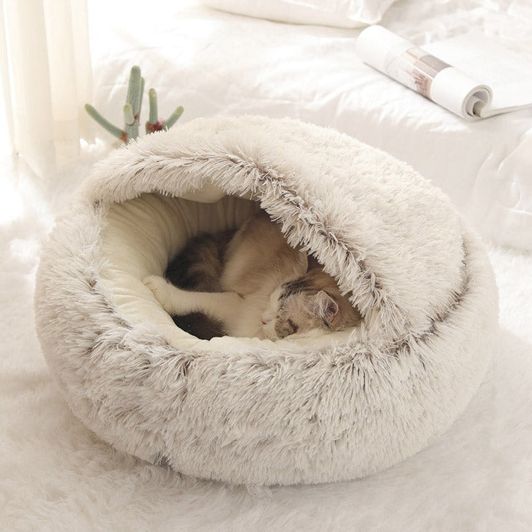 Best cat bed warm plush - Cat bed - Cat House - Free Shipping - Soft - Comfort