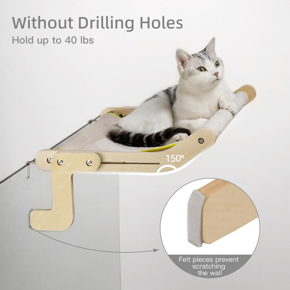 No Drill Cat Hammock Versatile Window Perch Romapets Boutique
