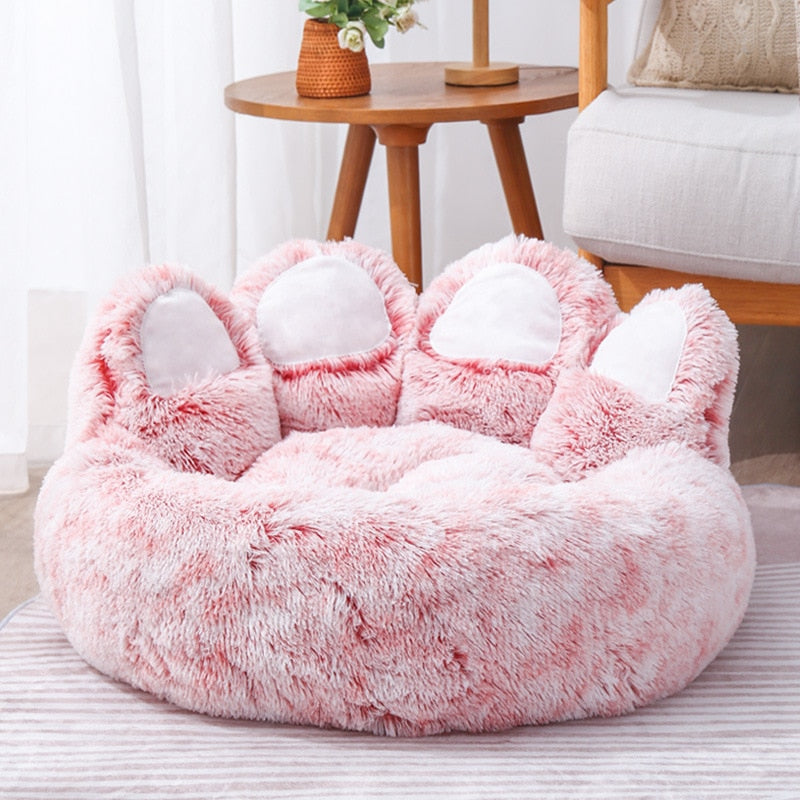 Pink Paw shape Dog Bed - Spaw bed - Comfortable dog bed - Free Shipping - Best small dog bed - Cozy dog bed