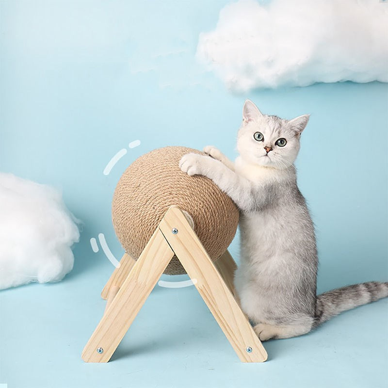 Best Cat Scratcher Ball - Cat Toy - Free Shipping - Cat Scratcher