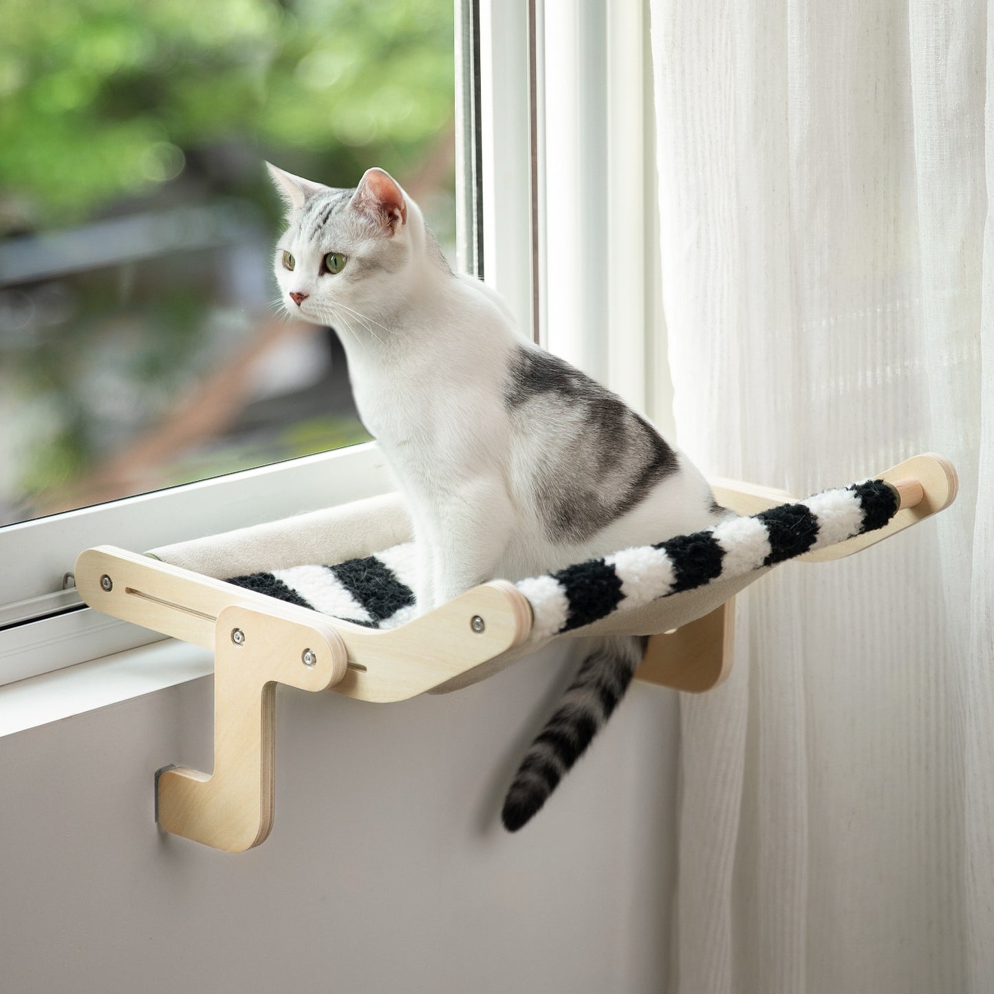 Best Cat window perch - No drill Cat hammock - No drill cat perch - Free Shipping 