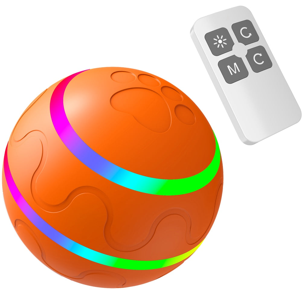 Orange Smart Remote-Control Dog Ball - Smart dog toy - Free Shipping -Dog ball