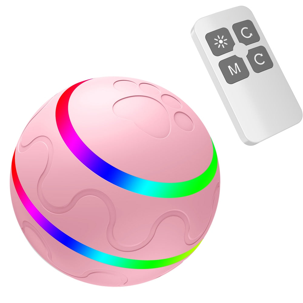 Pink Smart Remote-Control Dog Ball - Smart dog toy - Free Shipping -Dog ball