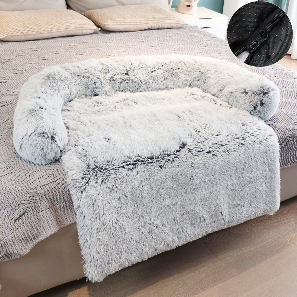 Plush Comfortable Warm Dog Bed - Couch cover - Dog Bed - Free Shipping